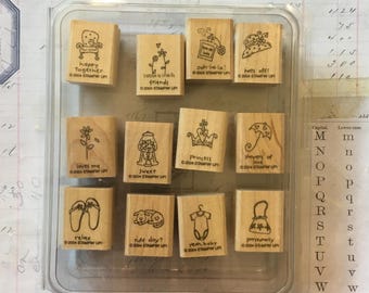 Stampin up - Stamp Set - A Little Love - Set 129 A - Etsy
