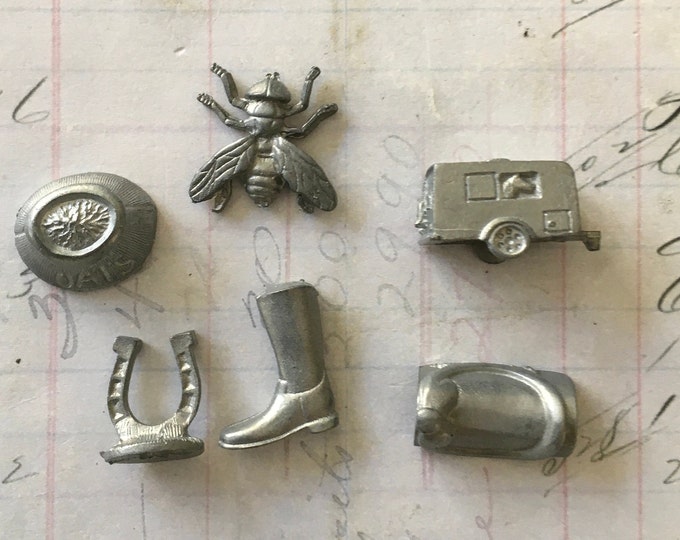 Monopoly Tokens / Monopoly Game Tokens Great for Crafts, Mixed Media ...