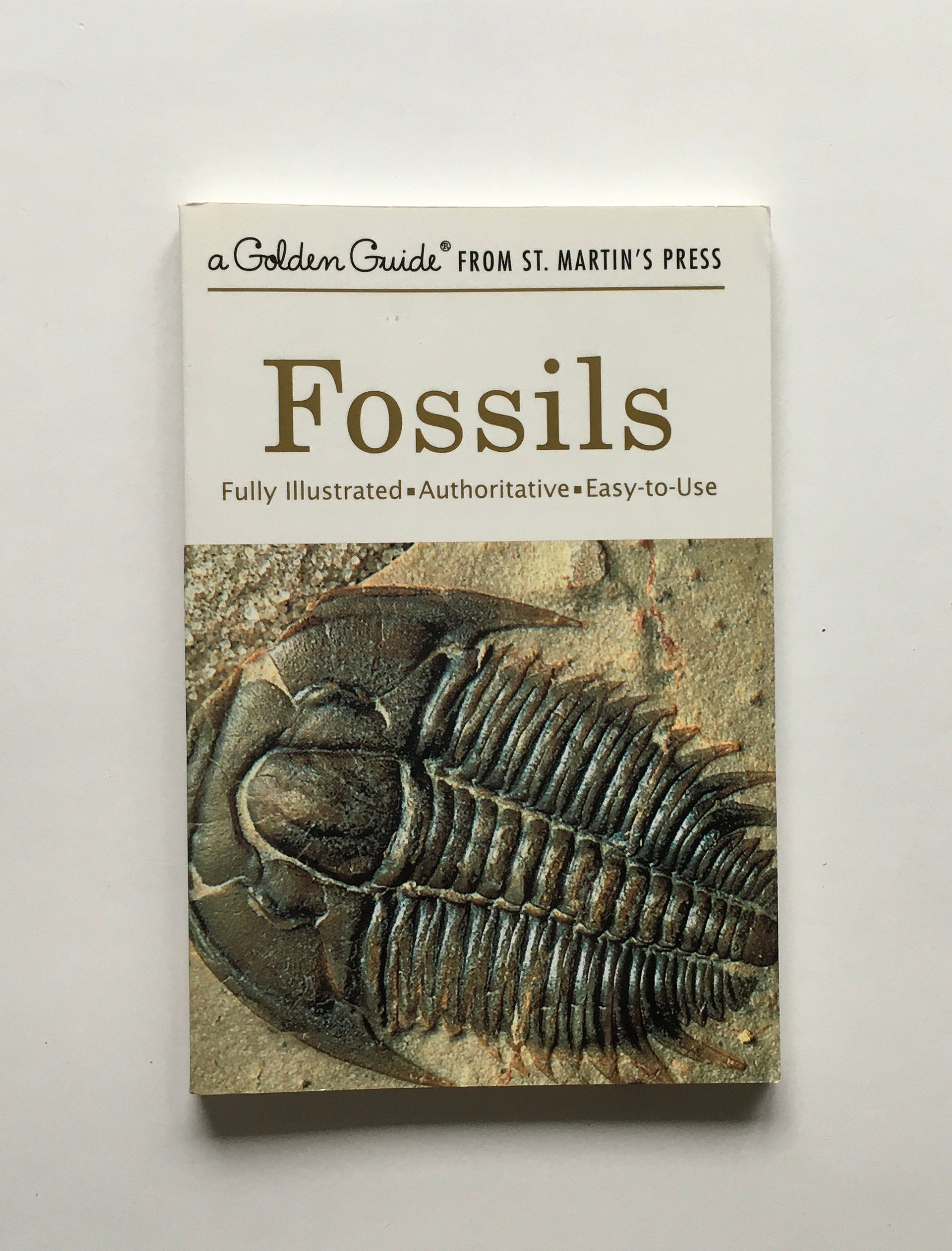 FOSSILS book / Vintage Golden Guide Softcover w/Full Color Etsy