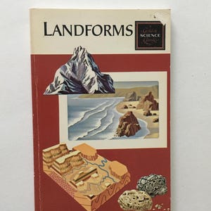 Golden Guide / Vintage LANDFORMS Golden Science Guide #24350 w/ Color Illustrations Softcover New 1971