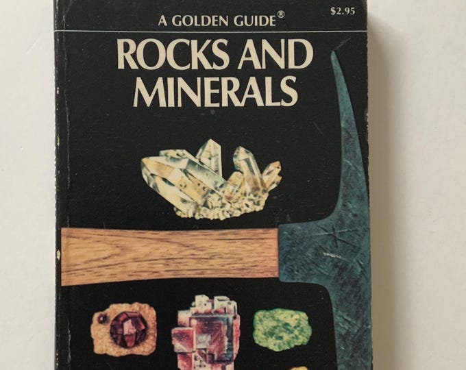 Rocks & Minerals Book / Vintage Golden NATURE Guide #24499 and 400 ...