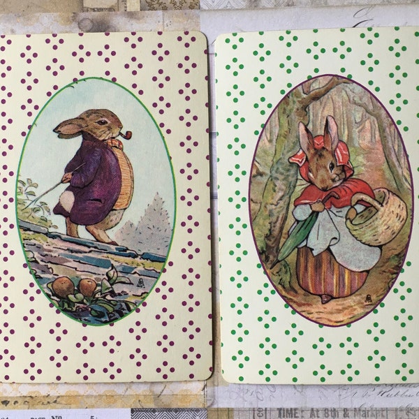 Rabbit Playing Cards - Etsy