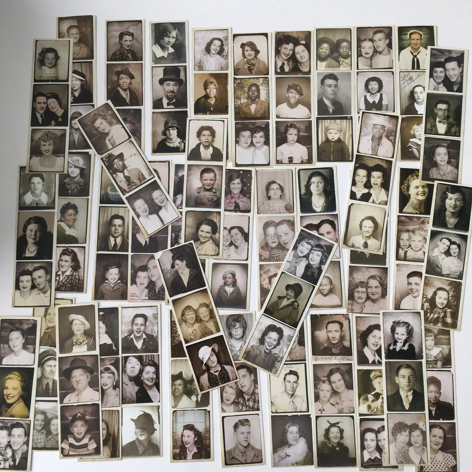 Photos Black &amp; White / 40 Tim Holtz Photobooth Photo Cards for - Etsy