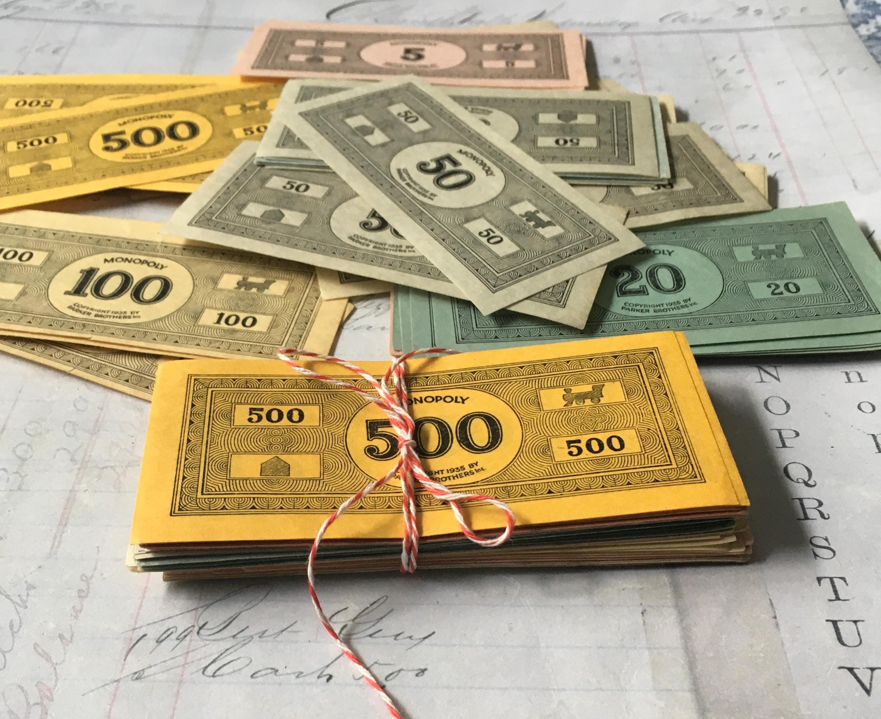 Monopoly Deal Card Game Replacement Monopoly Money Refill - Total Of 60  Bills Monopoly Expansion Pack, image size:3000x2449