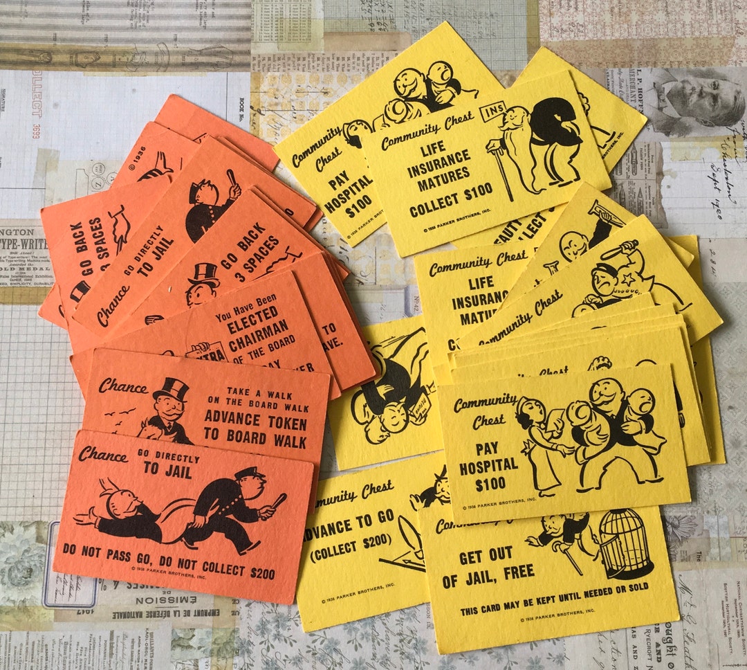 Monopoly community best sale chest cards list