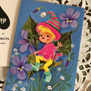 Pixie Elf Swap Cards / 2 Vintage Pixie Cards by Trump for Mixed Media ...