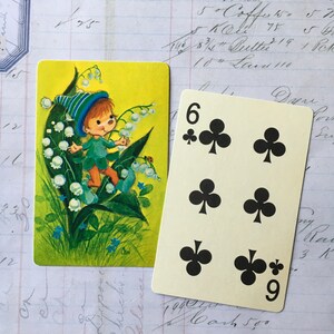 Pixie Elf Swap Cards / 2 Vintage Pixie Cards by Trump for Mixed Media ...