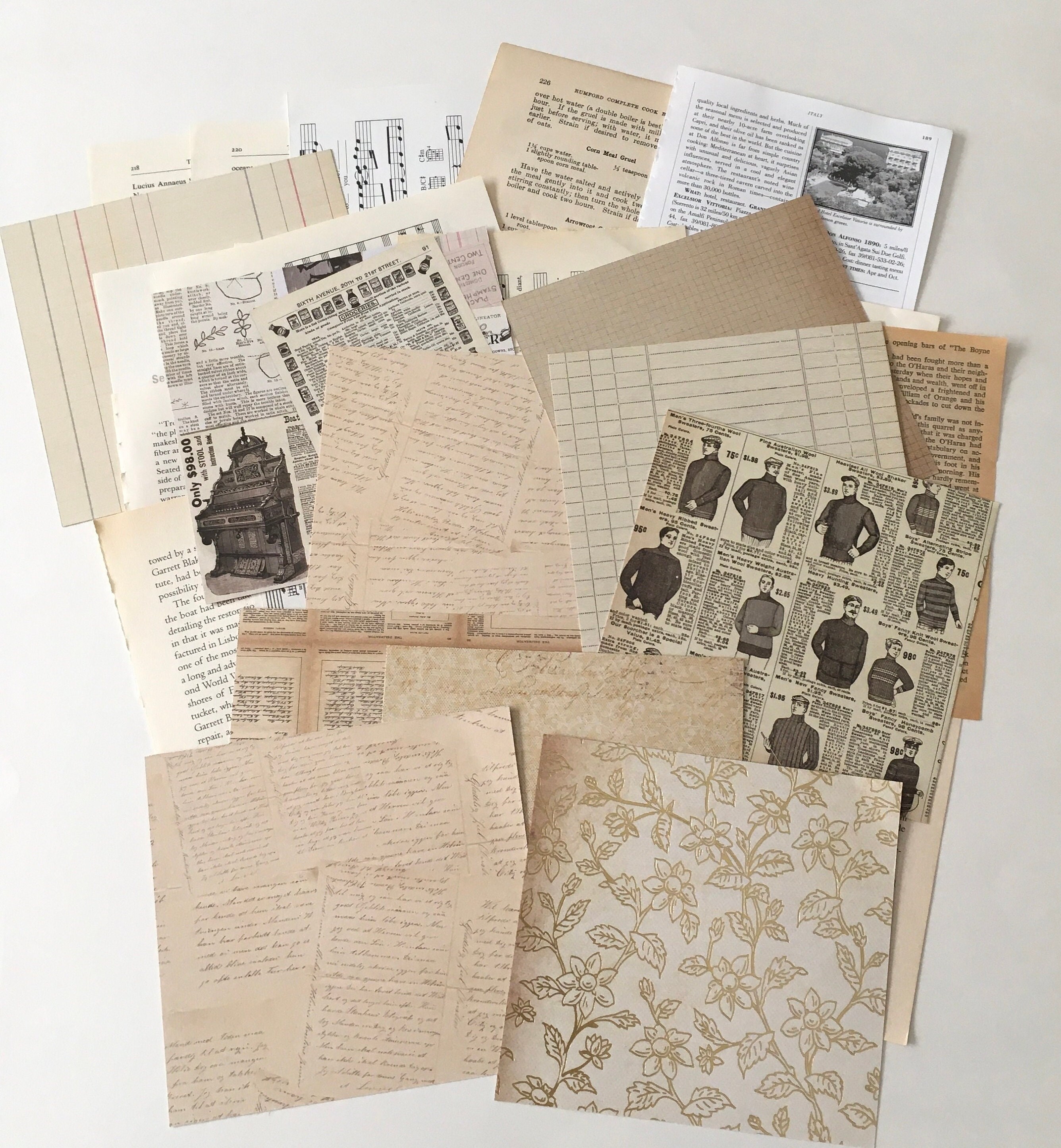 Paper, Party & Kids Craft Supplies & Tools Music Pages & Card Stock