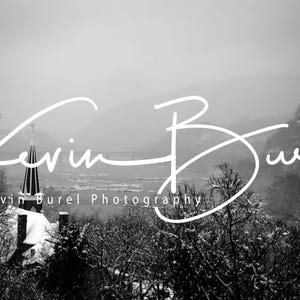 Harpers Ferry, West Virginia, im Schnee