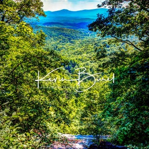 Amicalola Falls in Summer, Springer Mountain Georgia, AT