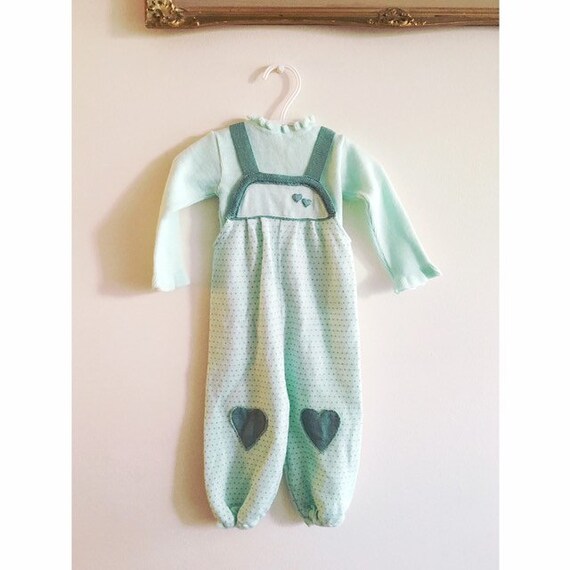 green overalls baby
