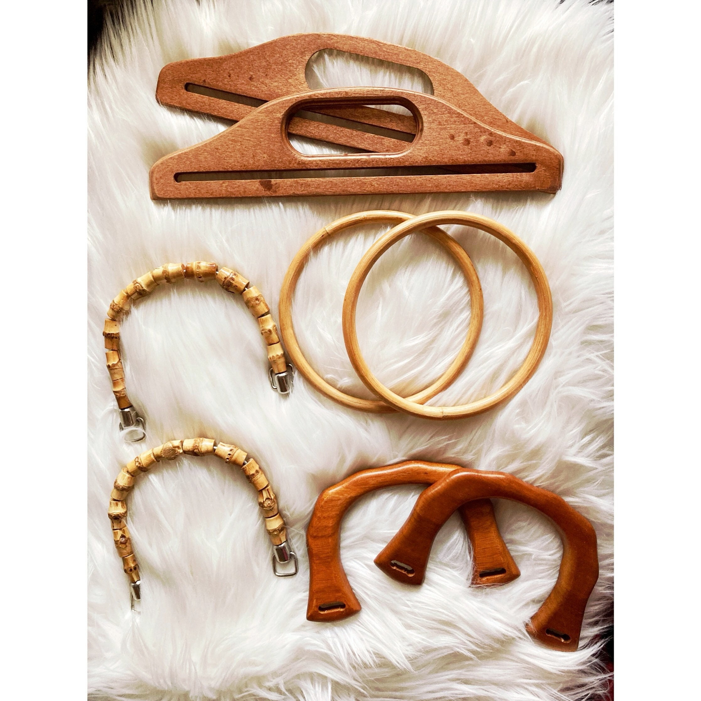 Vintage Purse Handles Vintage Handbag Handles Wooden Purse Etsy