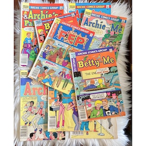 Vintage Archie Comics, Mystery Archie Comic, Archie and Friends, PEP, Laugh, Betty and Me, Betty and Veronica, 70s Comics, 80s Comics, Fun