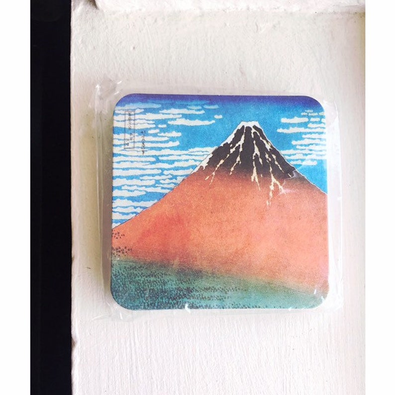 Vintage UKIYOE Coaster Sets Vintage Japanese Coasters Fine Etsy