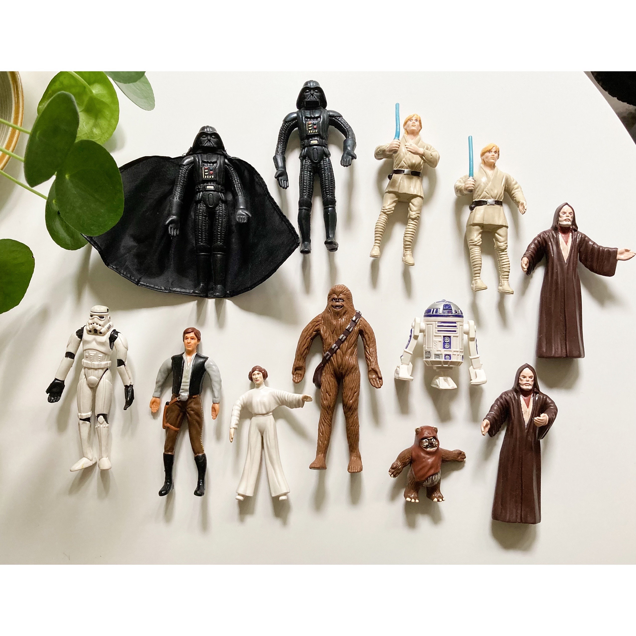 STAR WARS Justoys Bend Ems フィギュア 12セット Star Wars Bend~Ems Lot Of 12 Action Figures Still On The