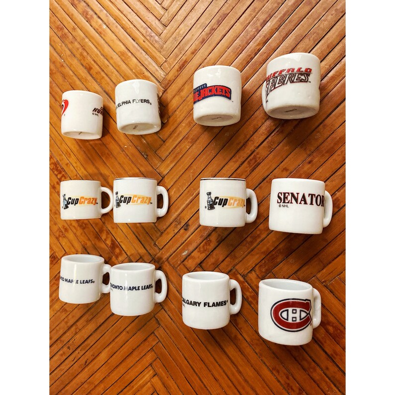 Vintage NHL Collector Cup Mini Mug Vintage Hockey Mini Etsy Canada