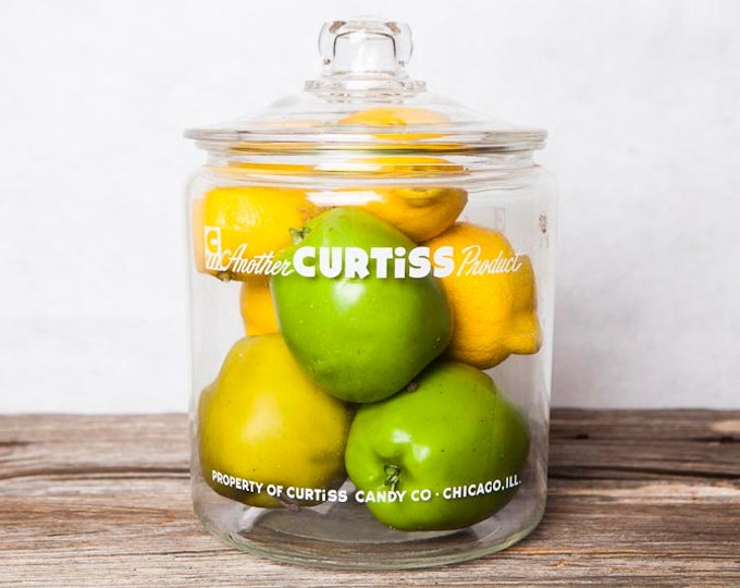 Vintage "curtiss Candy Co." Jar - Etsy
