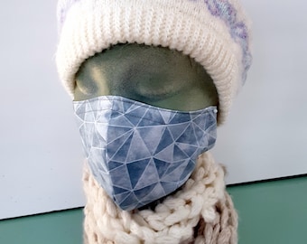 Máscara Facial - Azul Glacial