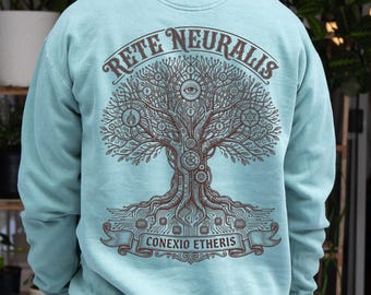 Neural Network Hoodie Cyber Tree Programmer Gift Software Engineer Computer Science Top