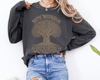 Camiseta de informática, IA, red neuronal, gráfico, ingeniero de software, regalo, programador, árbol tecnológico