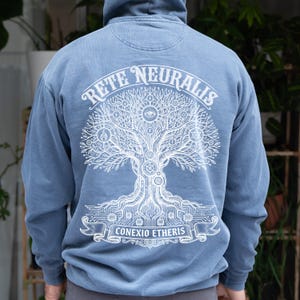 Sudadera con capucha de red neuronal Sudadera Cyber ​​Tree Regalo Ingeniero de software Ropa tecnológica Informática Programador