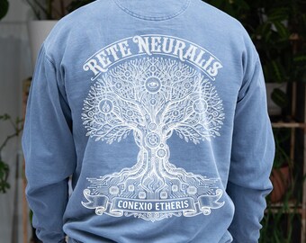 Sudadera con capucha de red neuronal Sudadera Cyber ​​Tree Regalo Ingeniero de software Ropa tecnológica Informática Programador