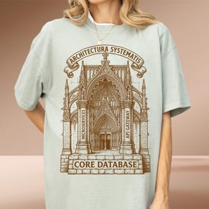 T-shirt d'ingénieur logiciel - Architecture système - Cadeau pour programmeur - Développeur backend - Humour de programmation