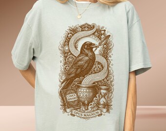 Computer Science Shirt Programmer Gift Raven Binary Code Tee Vintage Tech Software Engineer Top