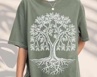 Botanical Binary Tree Shirt Computer Science Tee Software Engineer Gift Coder Apparel