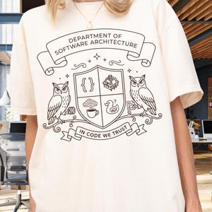 Department of Software Architecture Shirt Comfort Colors 1717 Tech Developer Gift Coding T-Shirt