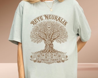 Neural Network Shirt Programmer Gift Tech Graphic Tee Computer Science Top Cyberpunk Developer Apparel