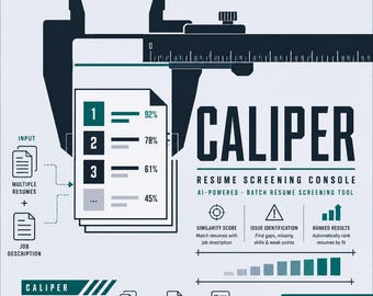 AI Resume Screening Tool | Batch Checker, HR Automation (Instant Download)