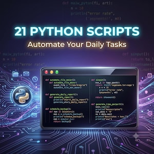 21 Python Automation Scripts Bundle