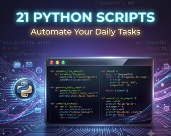21 Python Automation Scripts Bundle