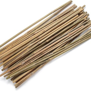 10 varas de bambu (1 m/40 polegadas) *utilidades para jardim/artesanato