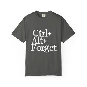 Camiseta Ctrl Alt Forget, Camiseta divertida para programadores, Camiseta de codificación, Regalo para desarrolladores, Camiseta para frikis de la informática