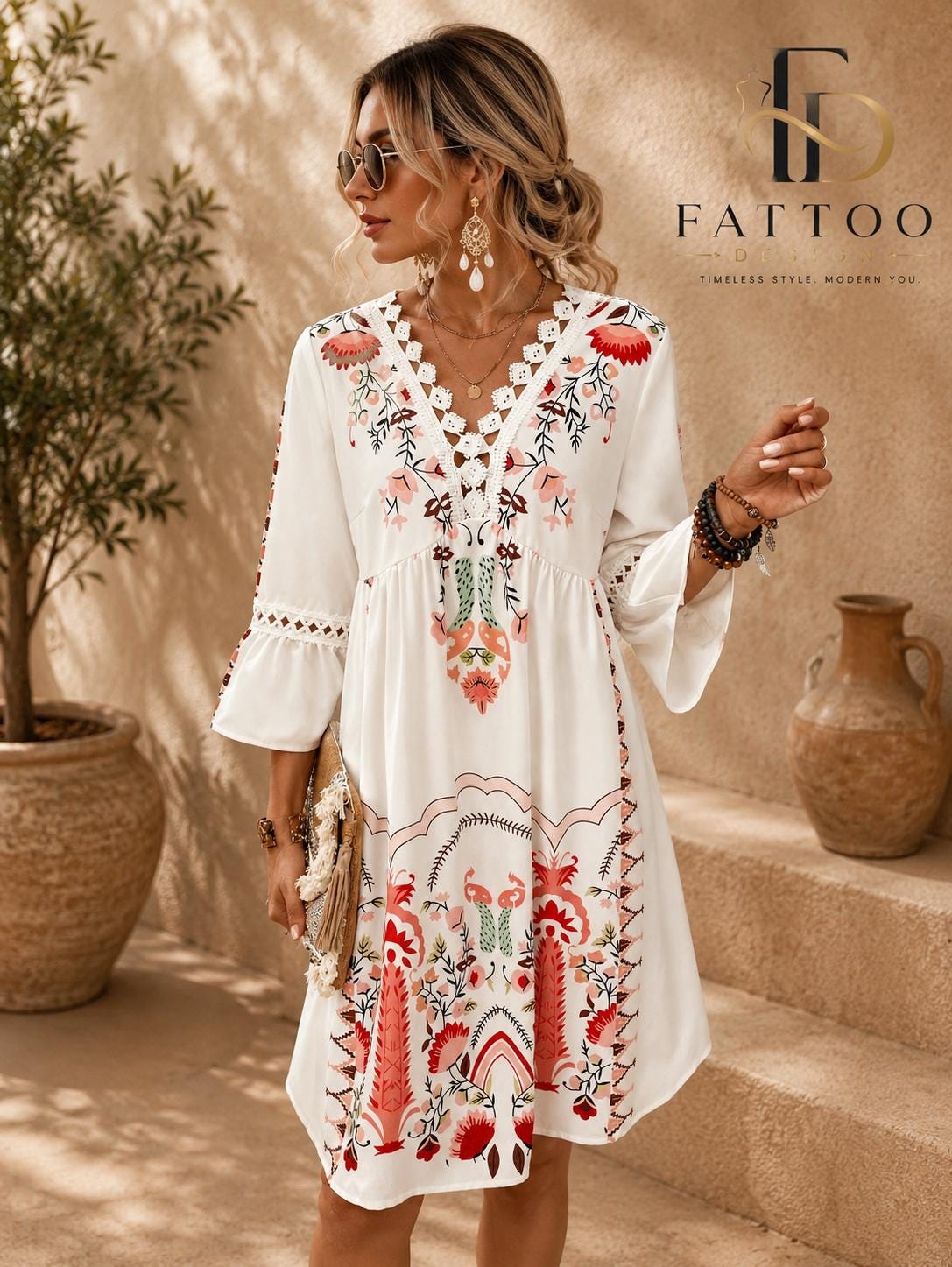 boho dresses white Chic Crochet Lace Maxi Dress or dress it up Afternoon Tea at the Color:Silver/Gold Average Item