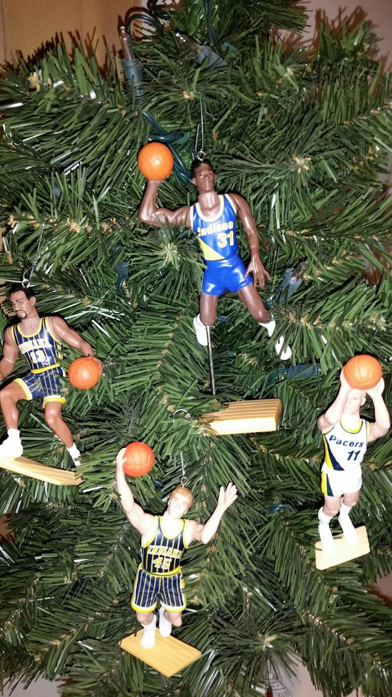 Indiana Pacers Christmas Ornaments Reggie Miller Mark Etsy