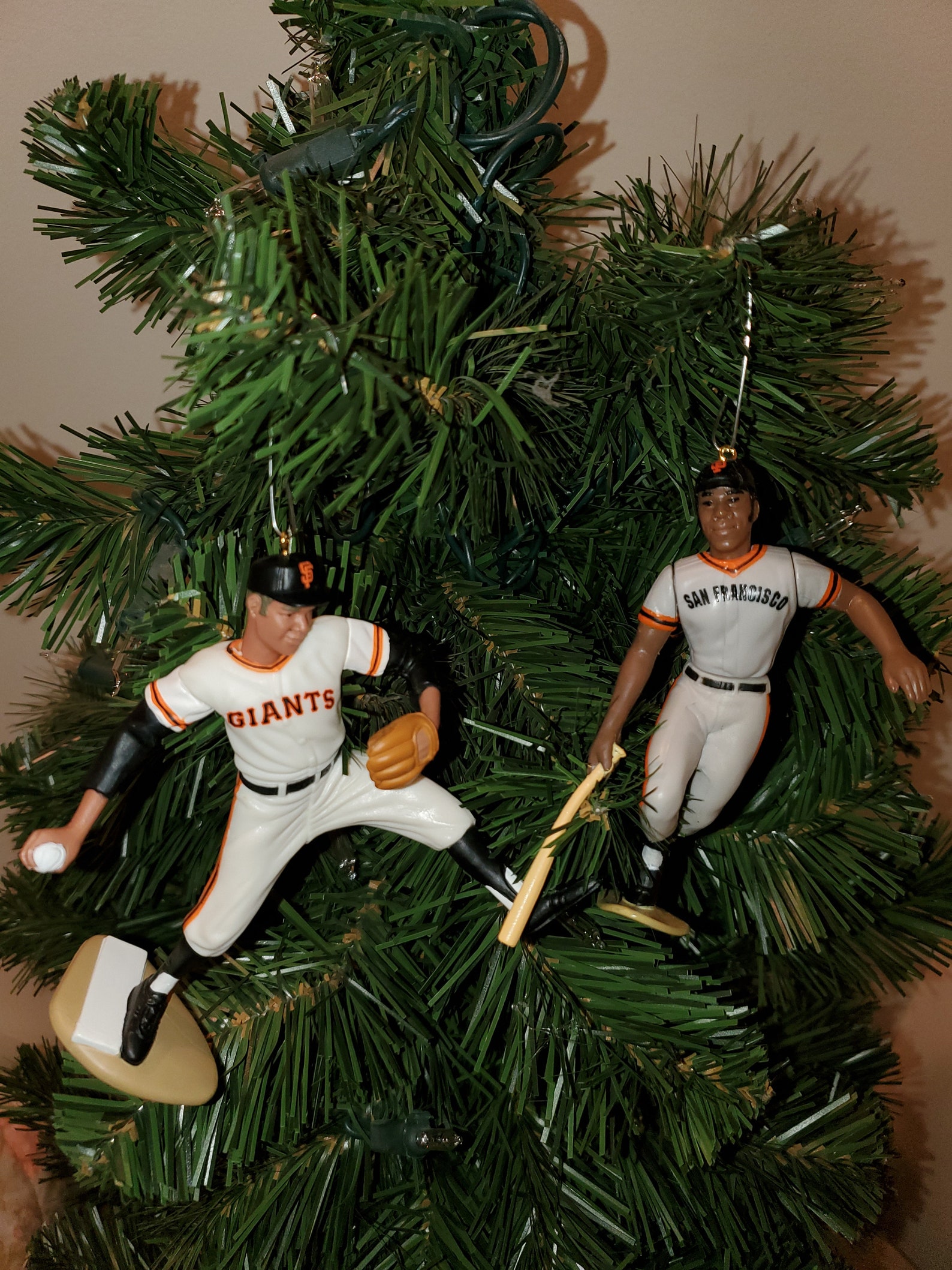 San Francisco Giants Christmas Baseball Sports Ornament Barry Etsy