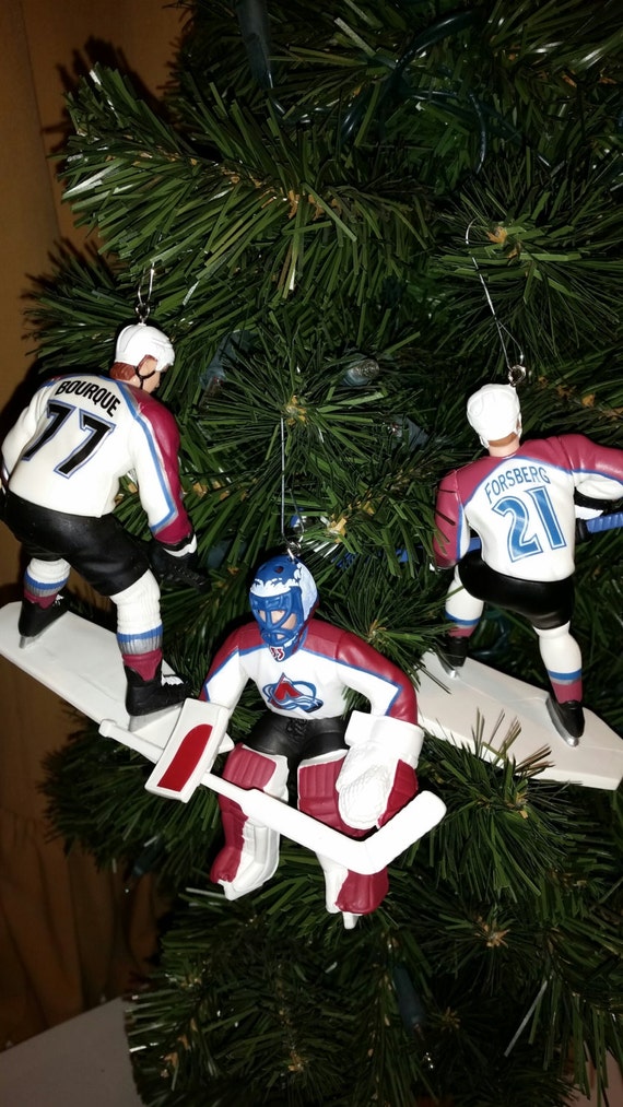 Pat LaFontaine Buffalo Sabres Blue Jersey Hockey Christmas Tree Ornament