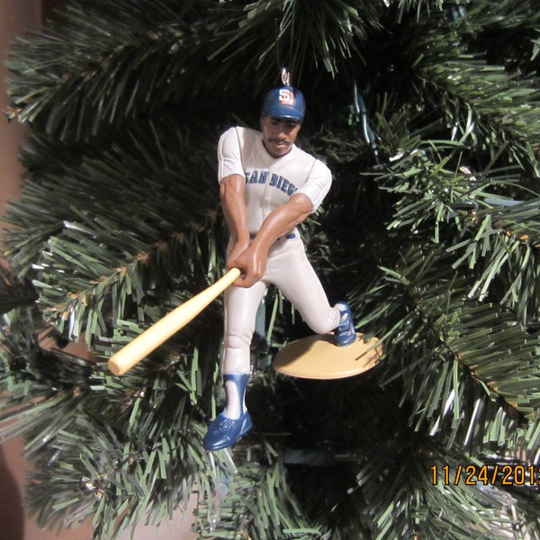 Tony Gwynn or Trevor Hoffman or Benito Santiago San Diego Padres baseball christmas sports ornament many to choose from
