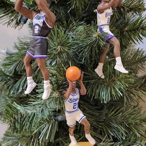 Mitch Richmond Sacramento Kings basketball Christmas ornaments Richmond Spiders