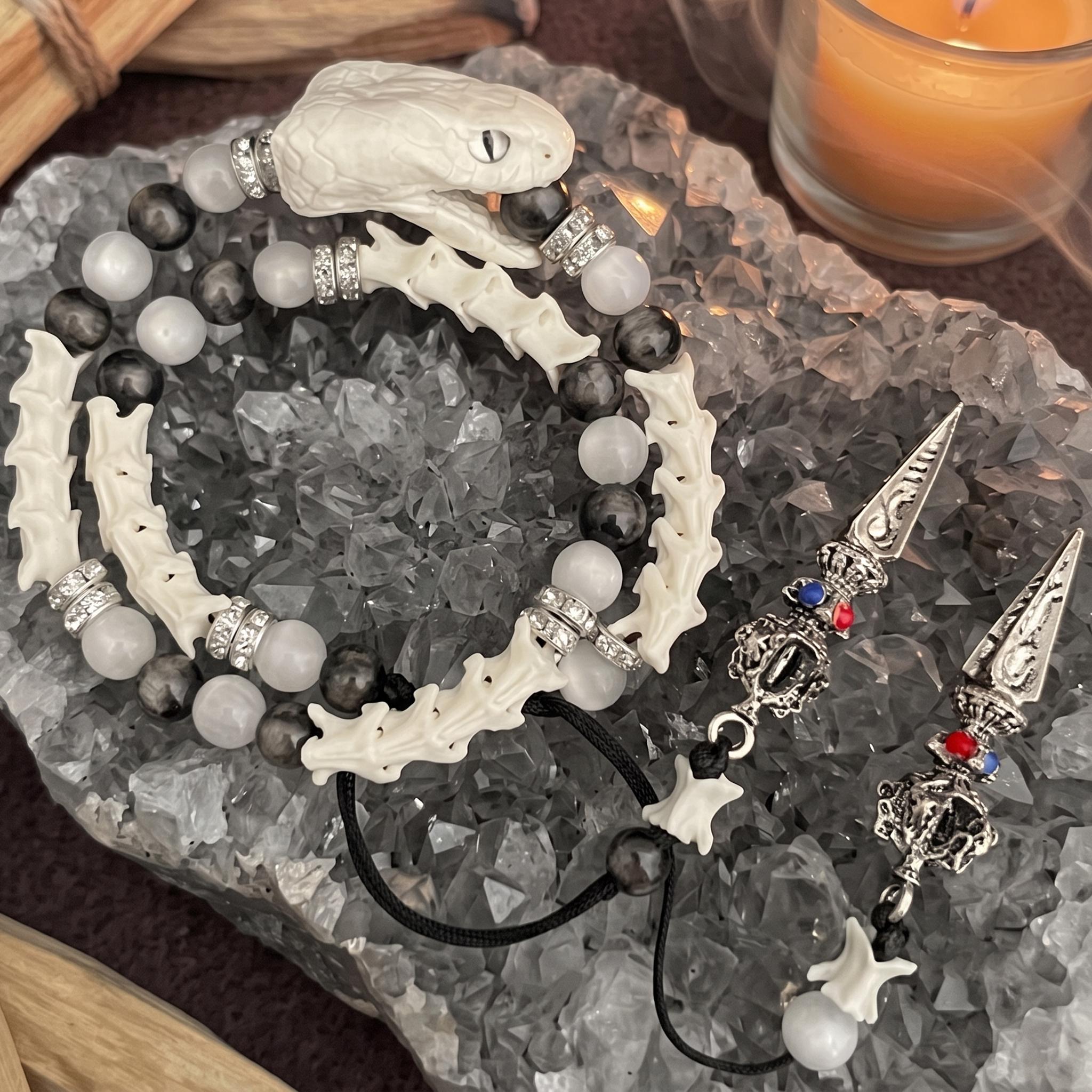 Snake Bone Bracelet - Etsy