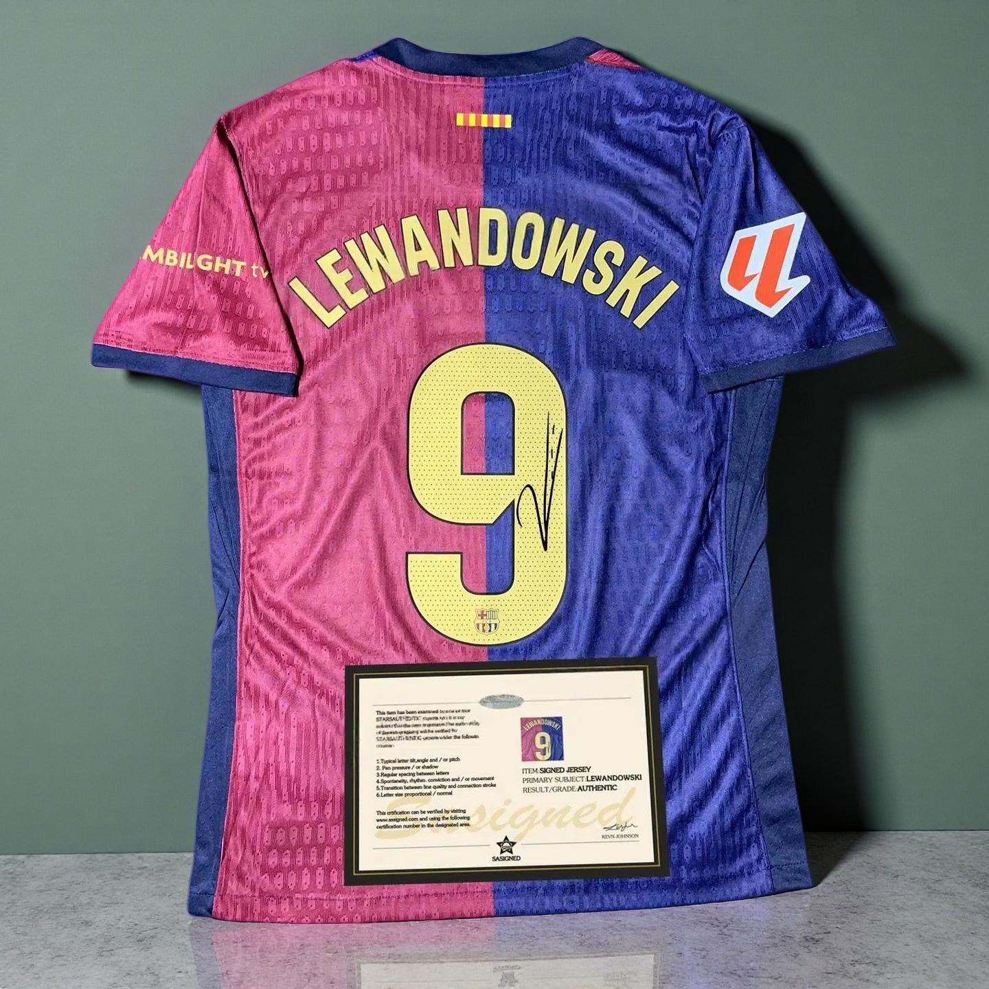 Lewandowski Barcelona Jersey - Etsy