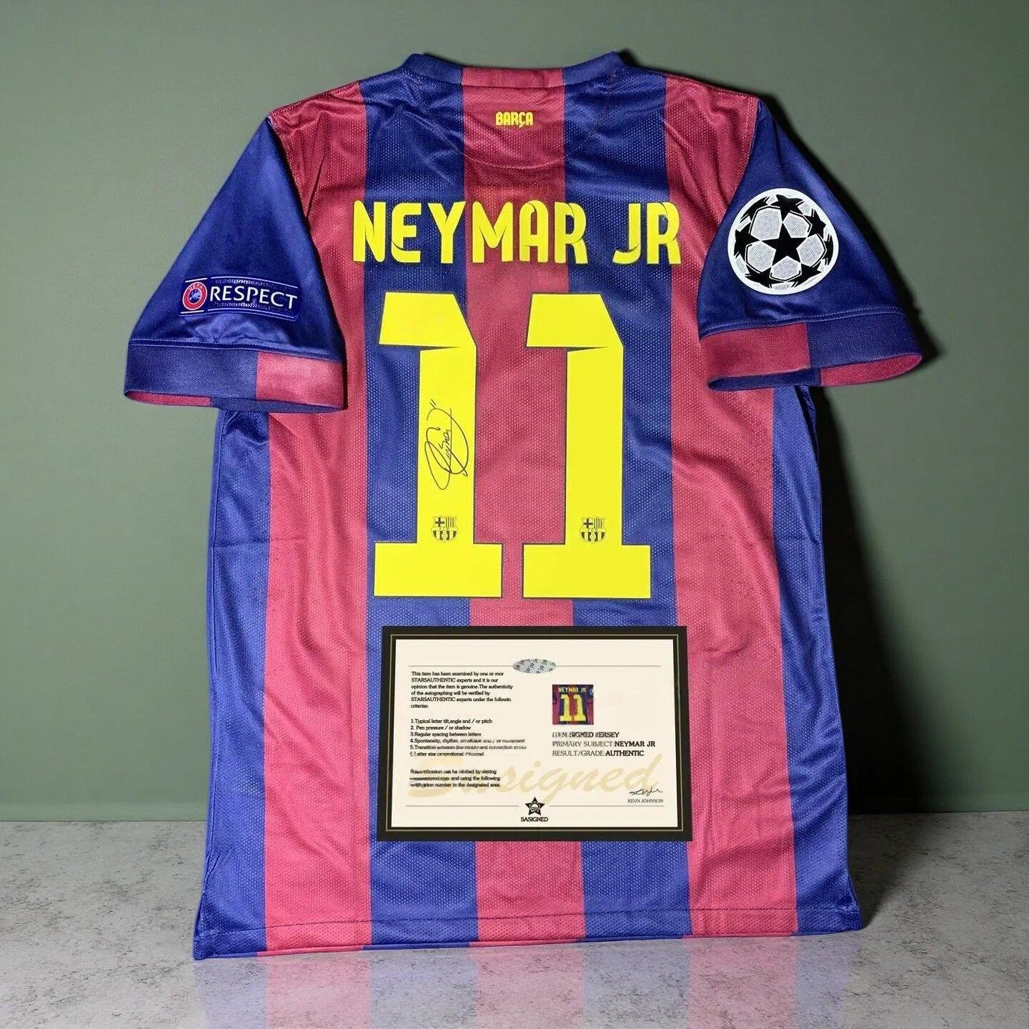 Neymar Barcelona Jersey - Etsy Hong Kong