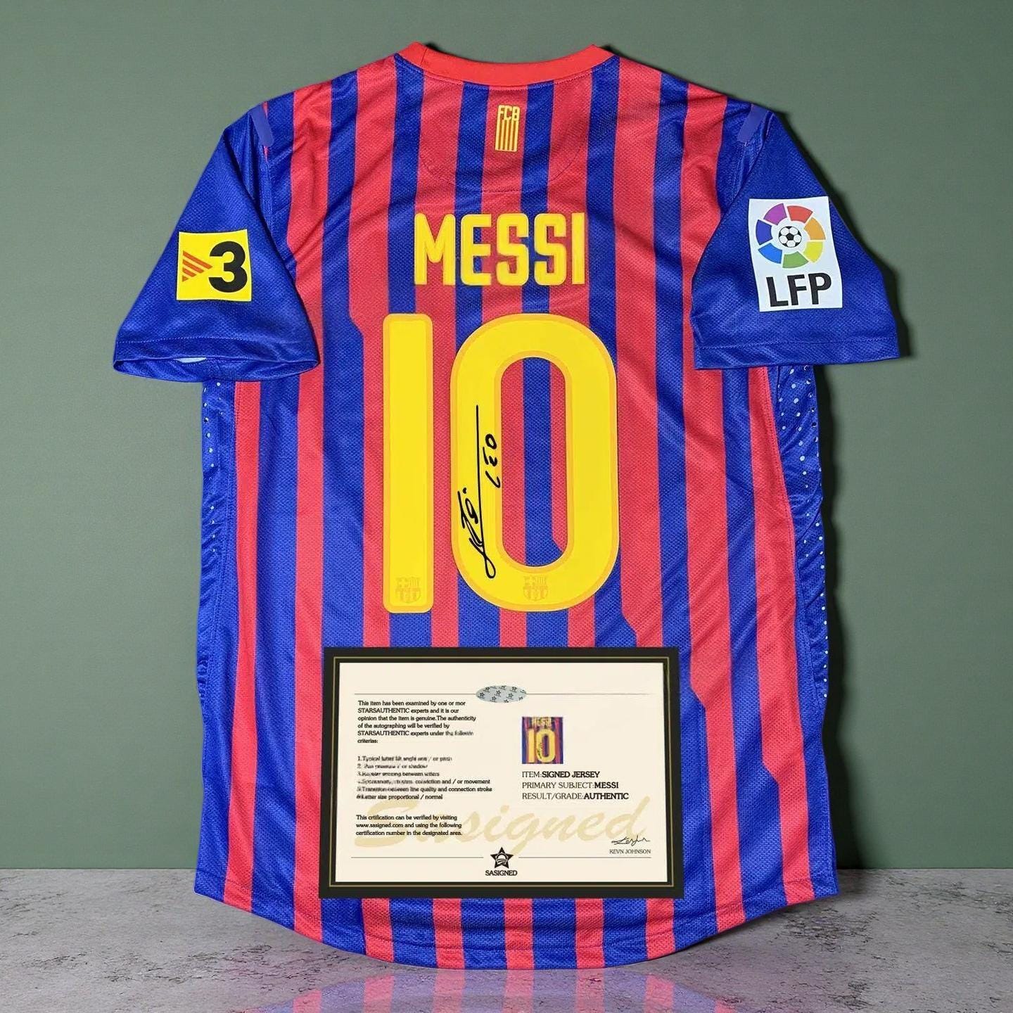 Retro Messi Jersey Barcelona - Etsy