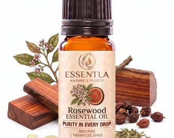 Aceite esencial de palo de rosa / 100% puro, sin diluir y natural / Aceites de grado terapéutico para aromaterapia y difusor / De 5 ml a 1000 ml
