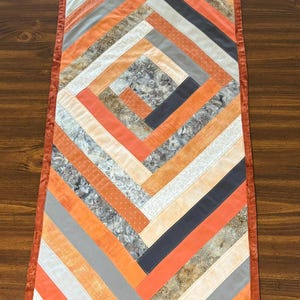 Modern French Braid Handmade Table Runner Large Fall Autumn Holiday Topper Decor