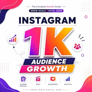 Instagram Growth Guide -  Boost Your Promotion Strategy - Niche strategy -Content calendar