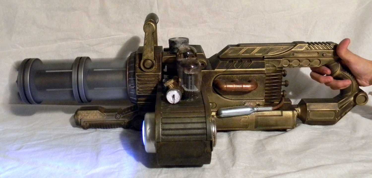 Steampunk Gatling Gun Modified Air Zone Punisher rotating Etsy